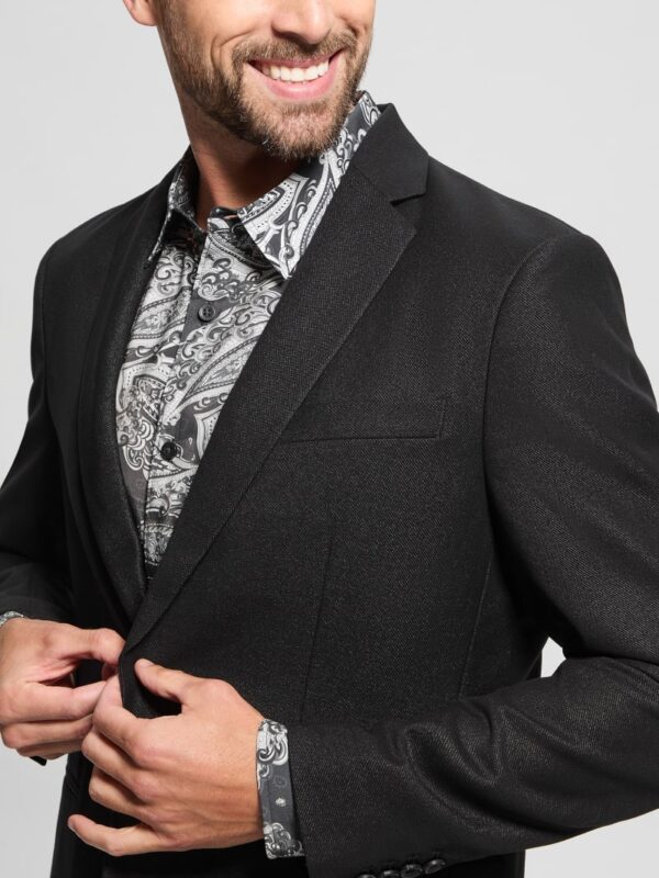 shimmer twill blazer