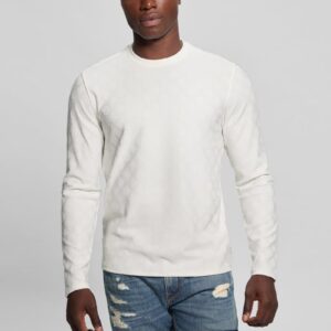 eco peony jacquard crewneck
