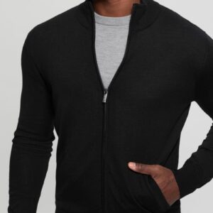 fred full zip wool sweater