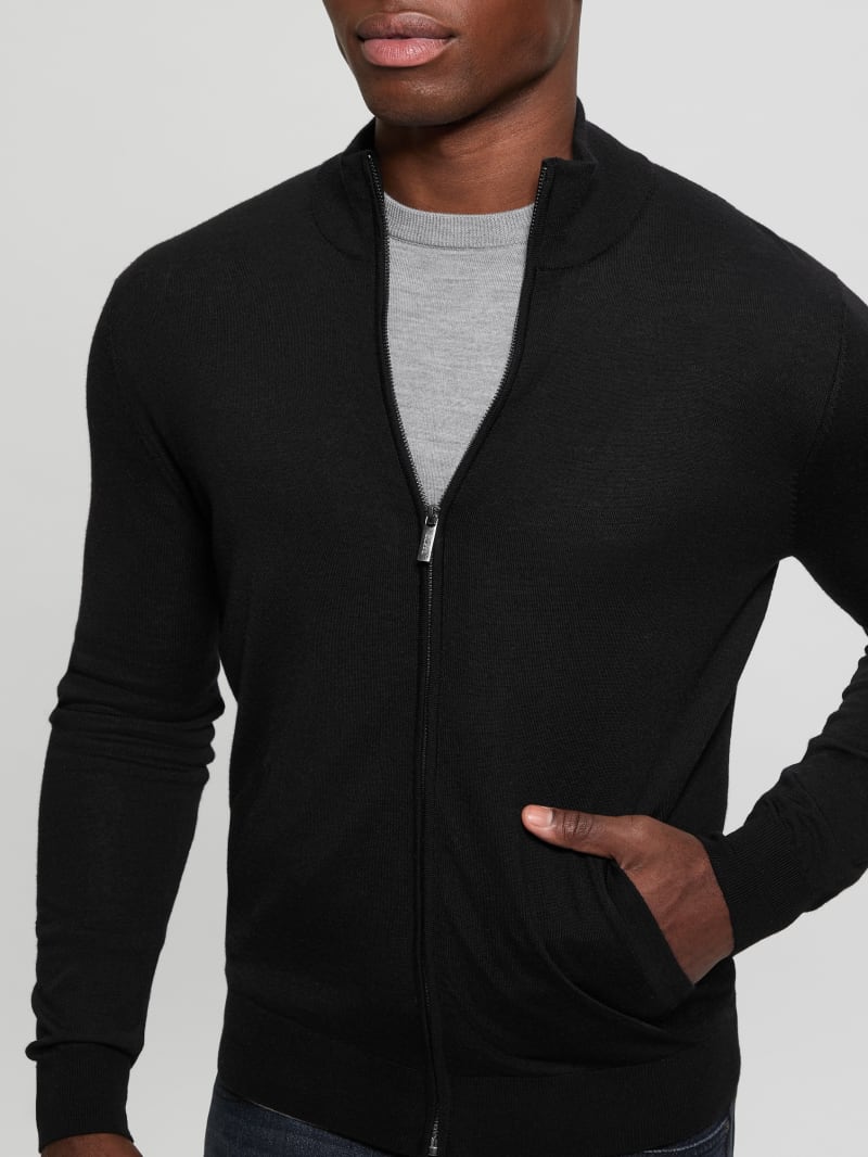 fred full zip wool sweater fred full zip wool sweater