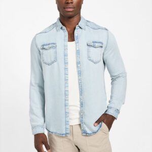 eco truckee denim shirt