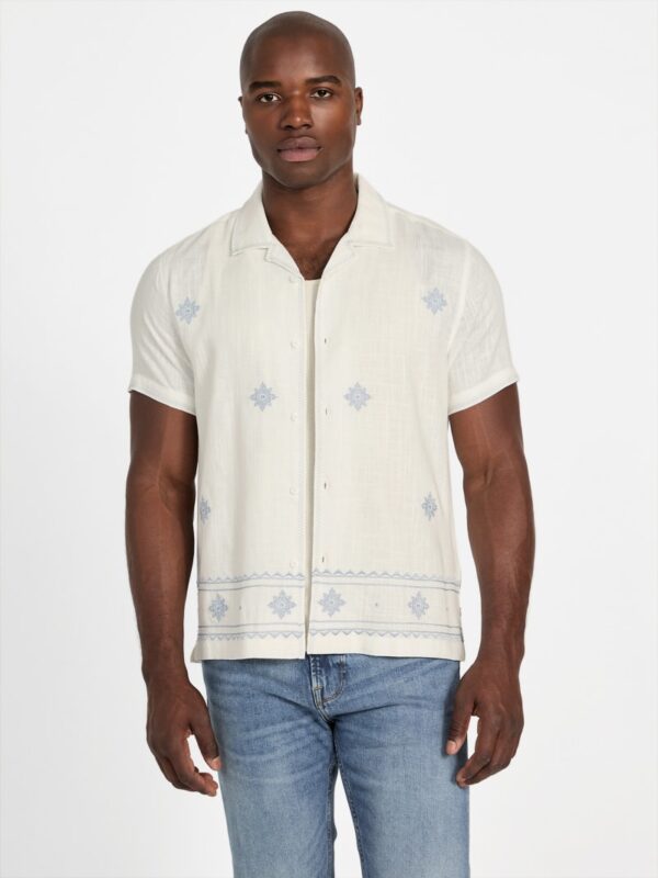 eco mosley embroidered shirt