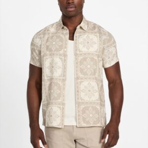 eco mosley tile printed shirt