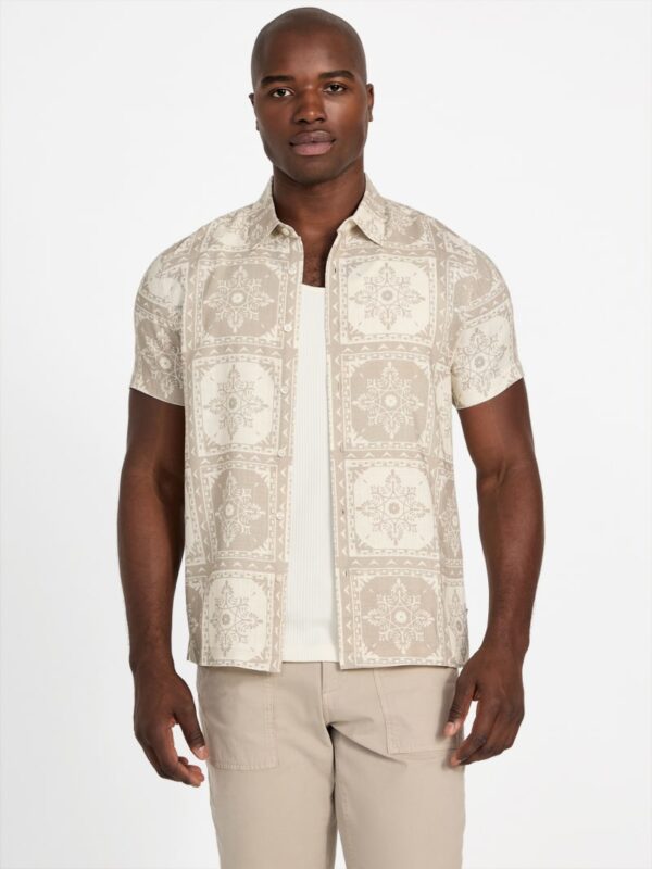 eco mosley tile printed shirt