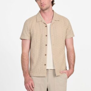 wesley crochet resort shirt