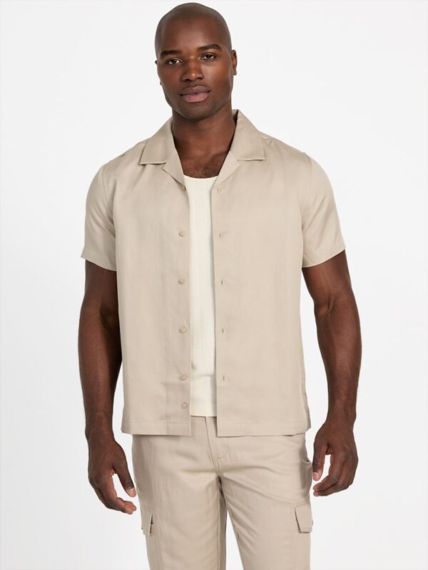 eco ari twill camp collar shirt