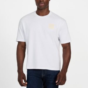 eco square patch tee