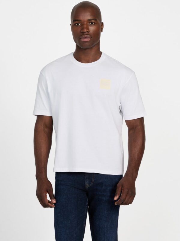 eco square patch tee