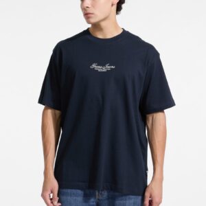 embroidered logo oversized tee