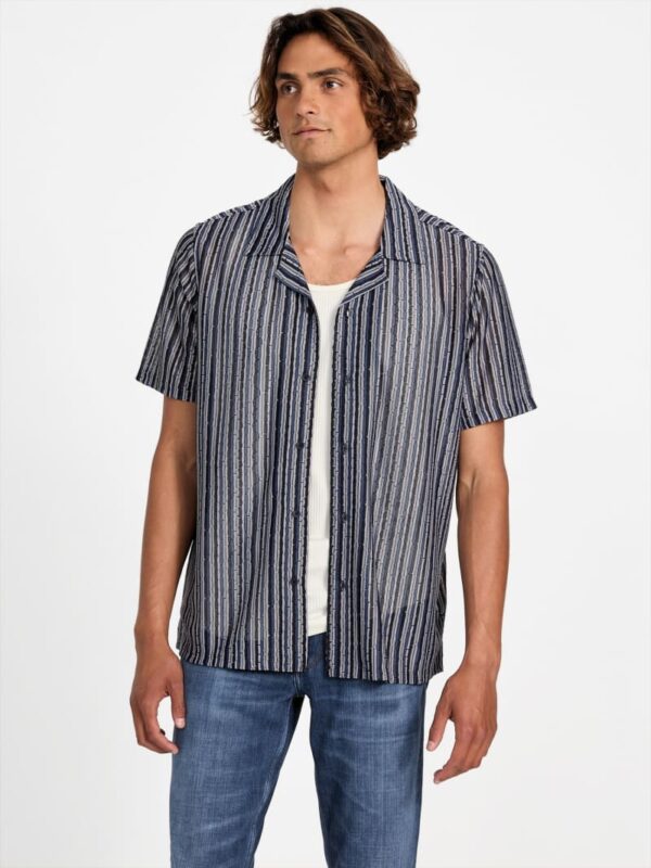 wyatt stripe resort shirt