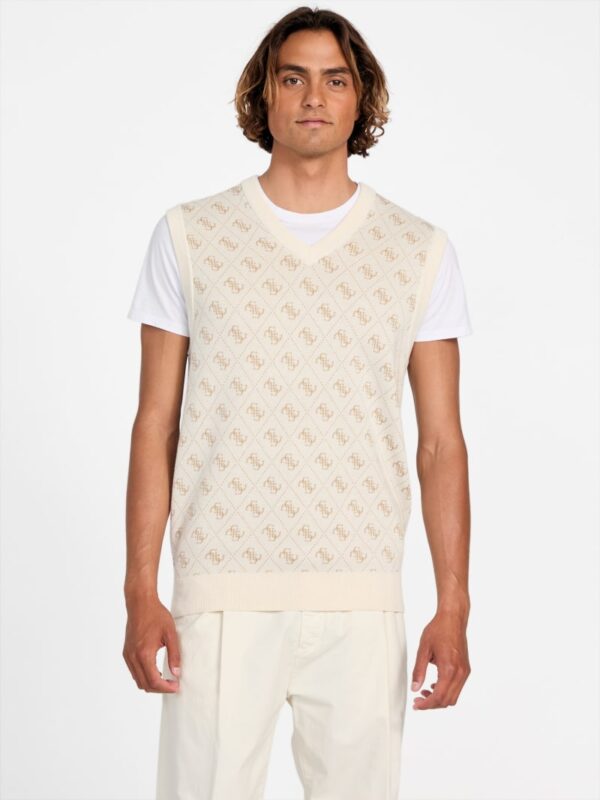eco horace jacquard vest