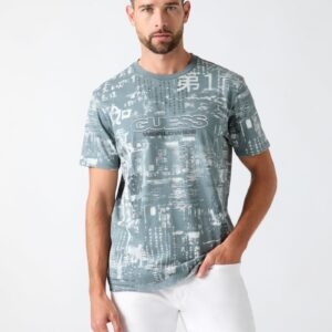 printed logo t shirt