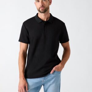 embroidered logo polo