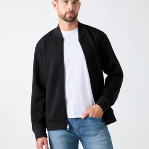 logo bomber jacket