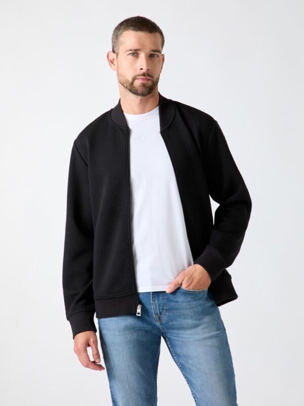 logo bomber jacket