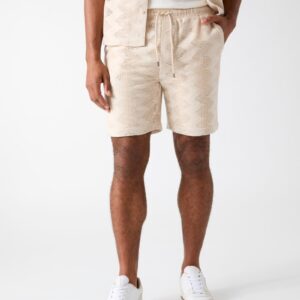 rib knit shorts