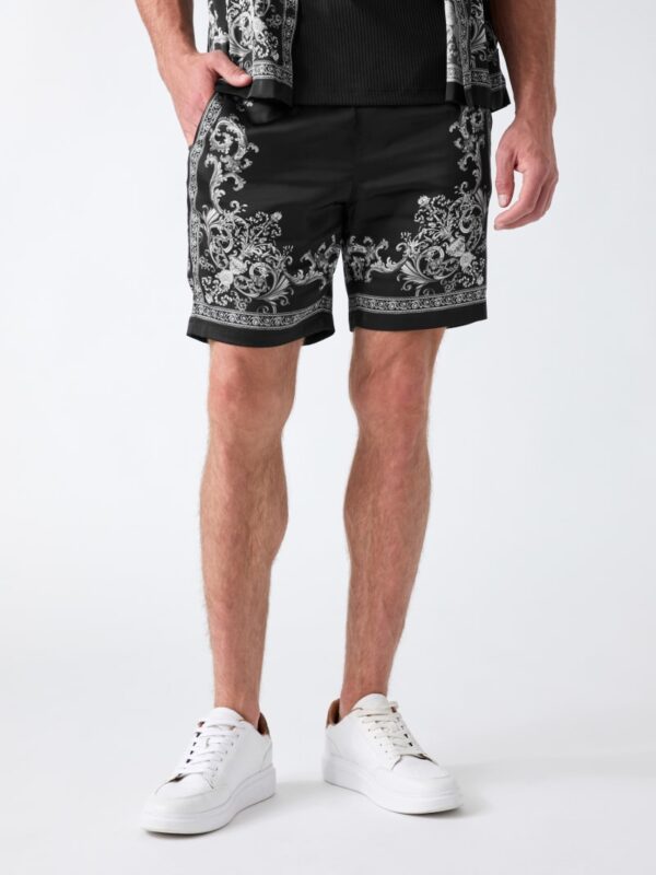 embroidered shorts