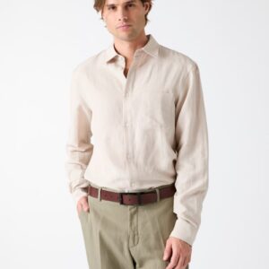 linen blend shirt