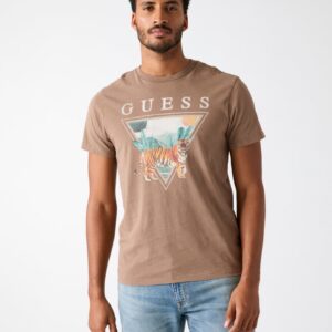 printed logo t shirt