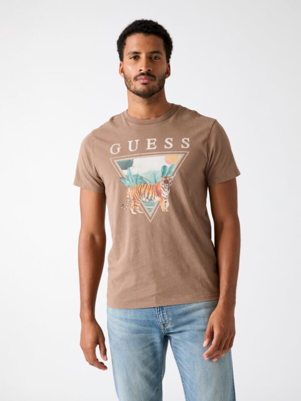 printed logo t shirt