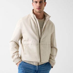 faux leather jacket