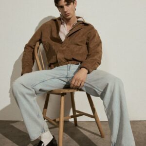faux suede jacket