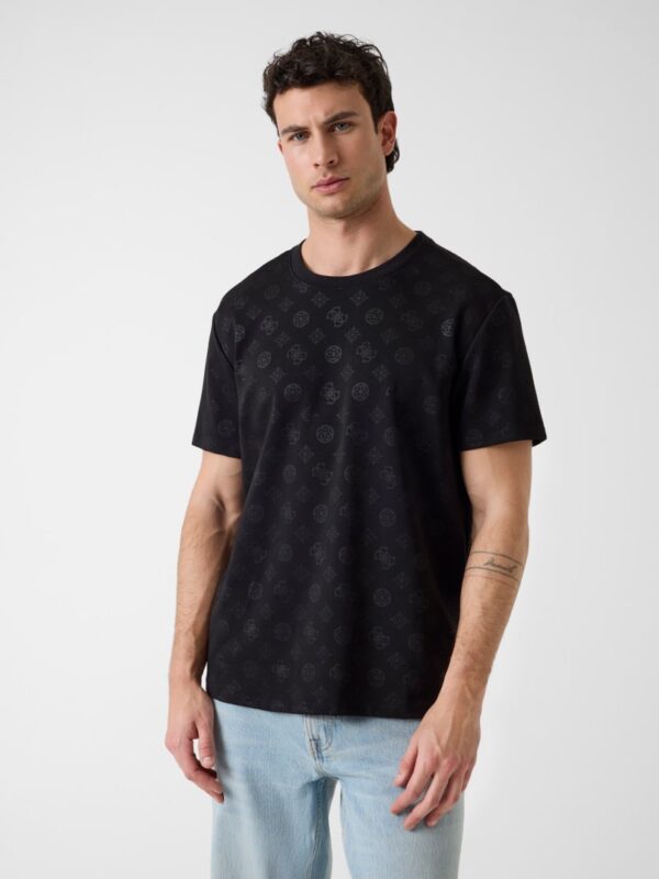 embossed logo shirt