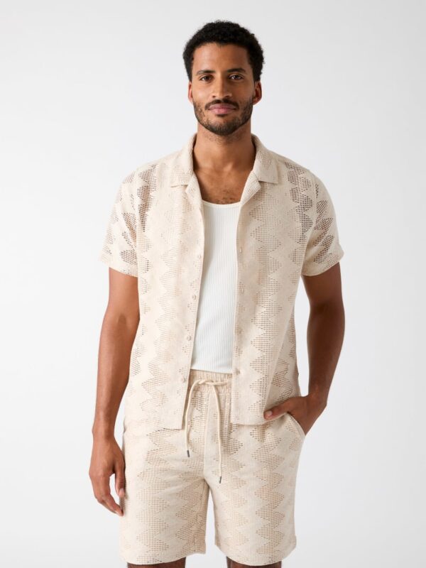 openwork shirt