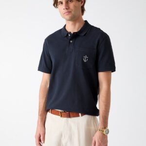 embroidered polo