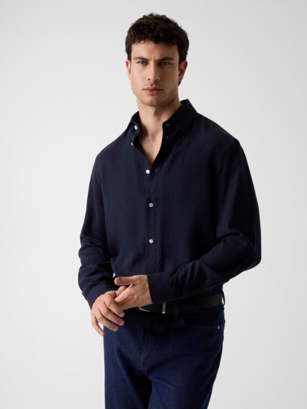 lyocell blend shirt