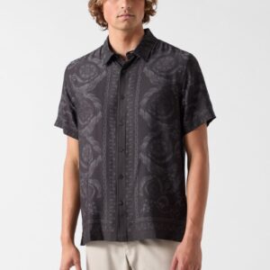 baroque border print shirt