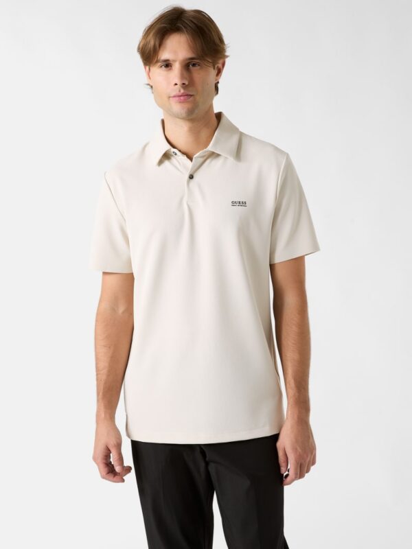 embroidered logo polo