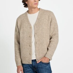 wool blend cardigan