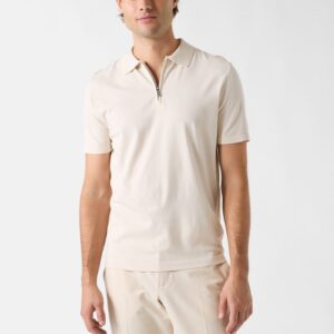 half zip polo