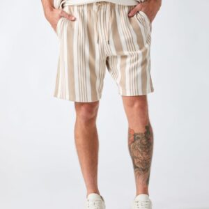striped shorts