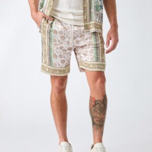 all over printed shorts