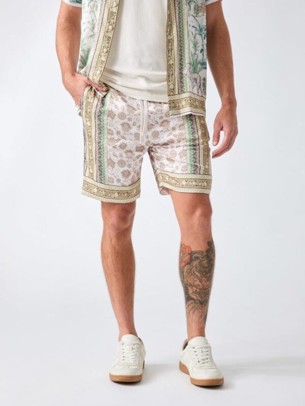 all over printed shorts
