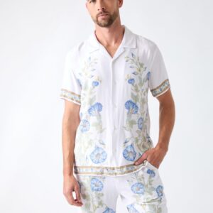 floral print shirt