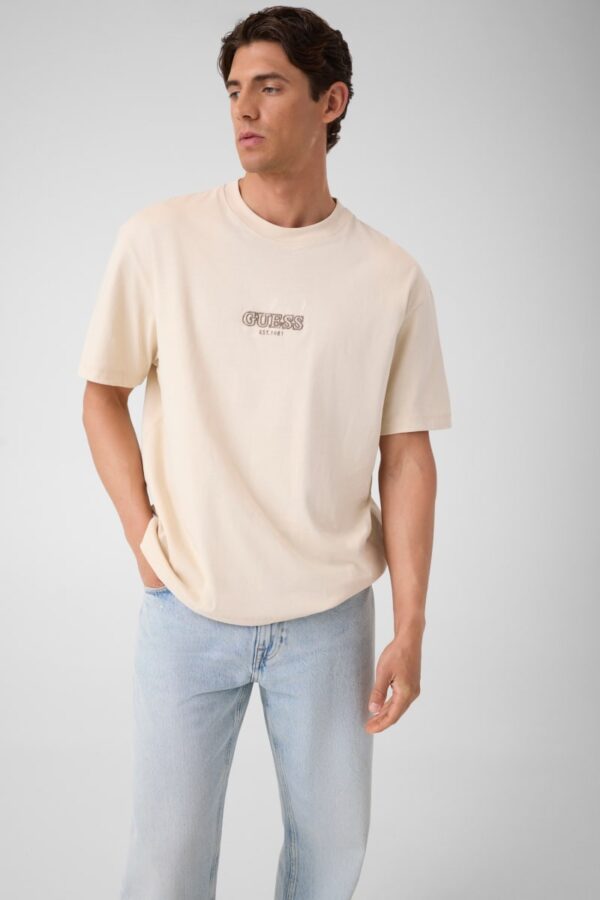 embroidered logo t shirt