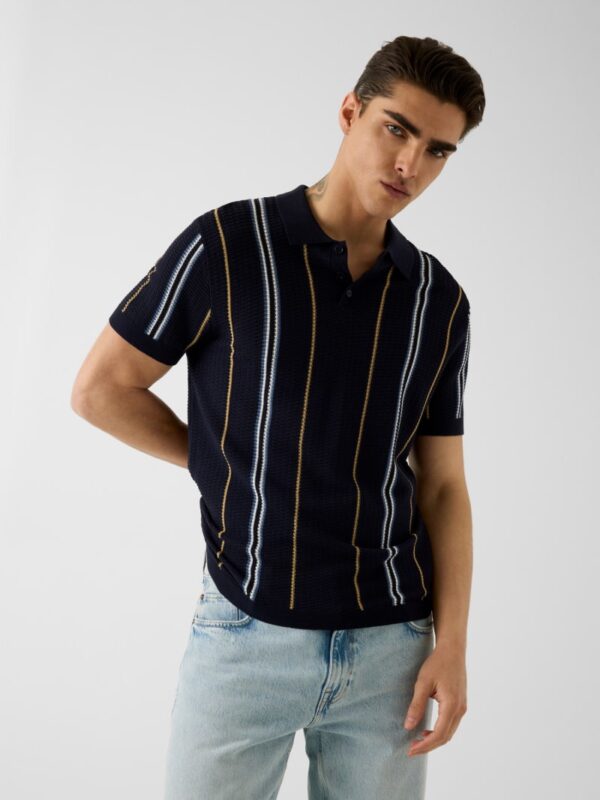 knitted polo