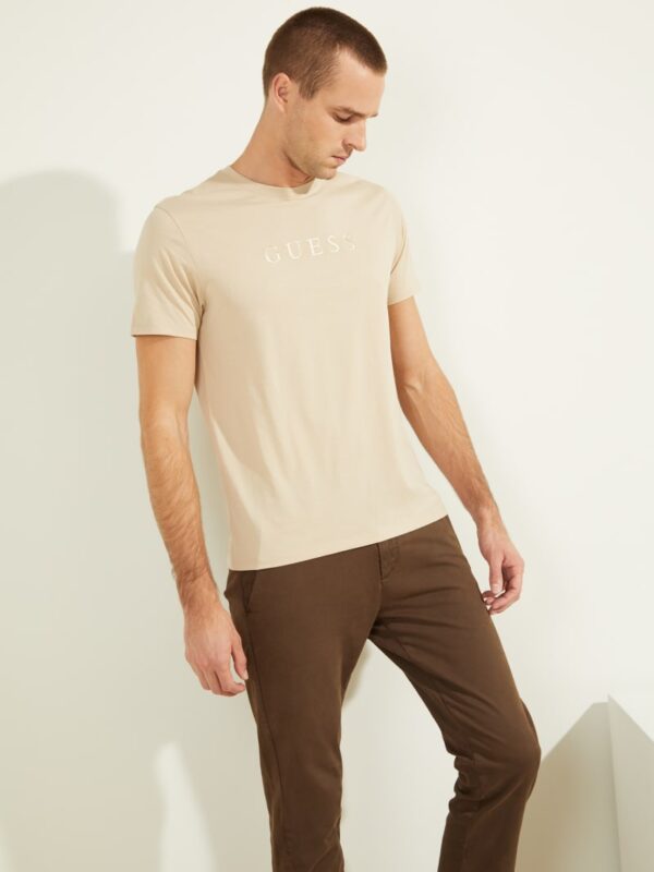 embroidered logo tee