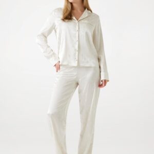 eco syvlie peony top and pants pj set