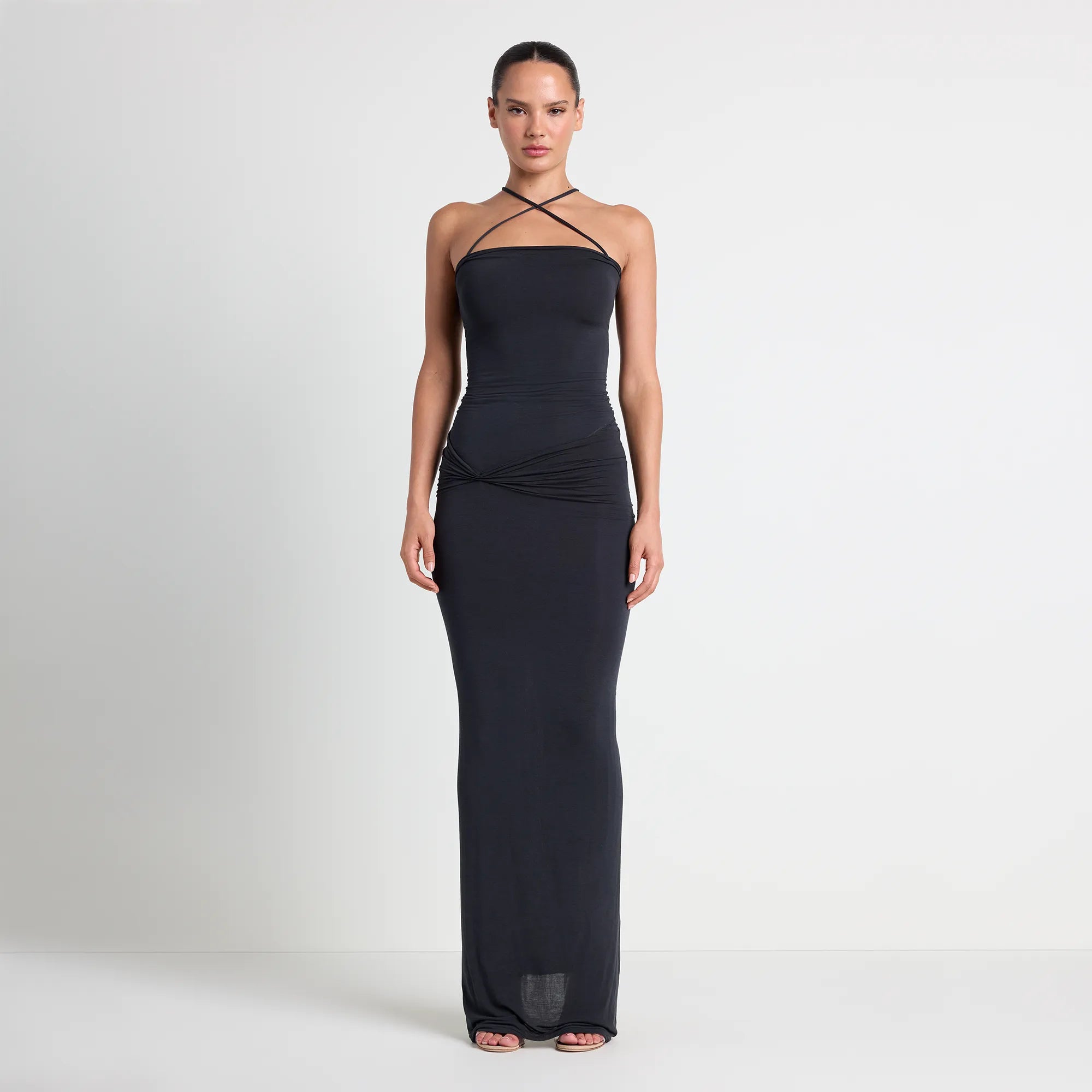 vettese x skims sheer modal long dress vettese x skims sheer modal long dress