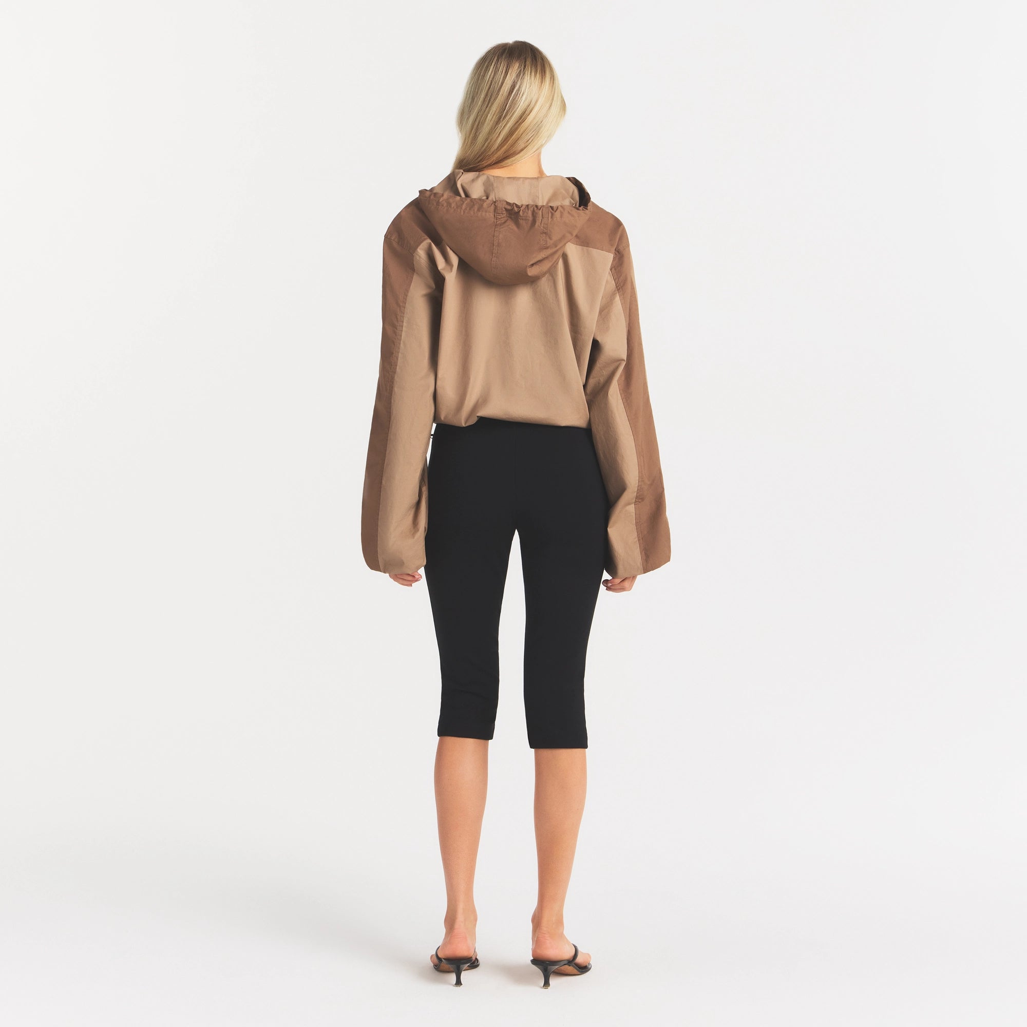 woven cotton half zip pullover woven cotton half zip pullover