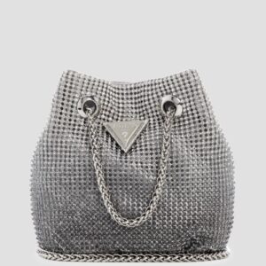 zalina ombré rhinestone pouch