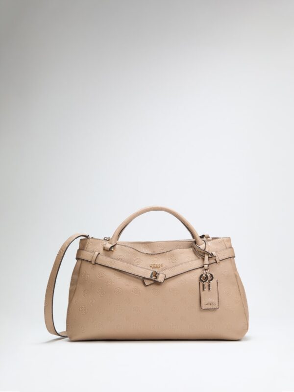 ella logo satchel bag