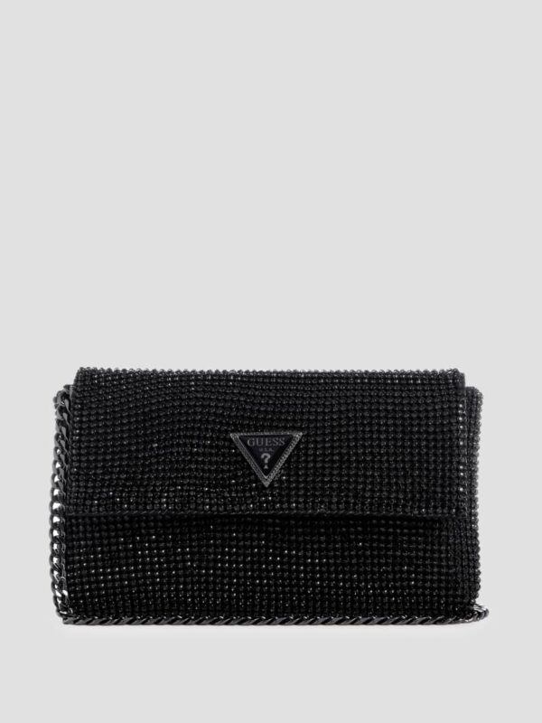 zalina rhinestone clutch