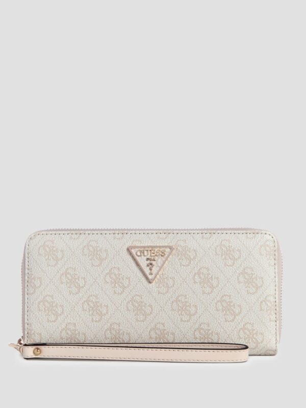laurel large zip around wallet