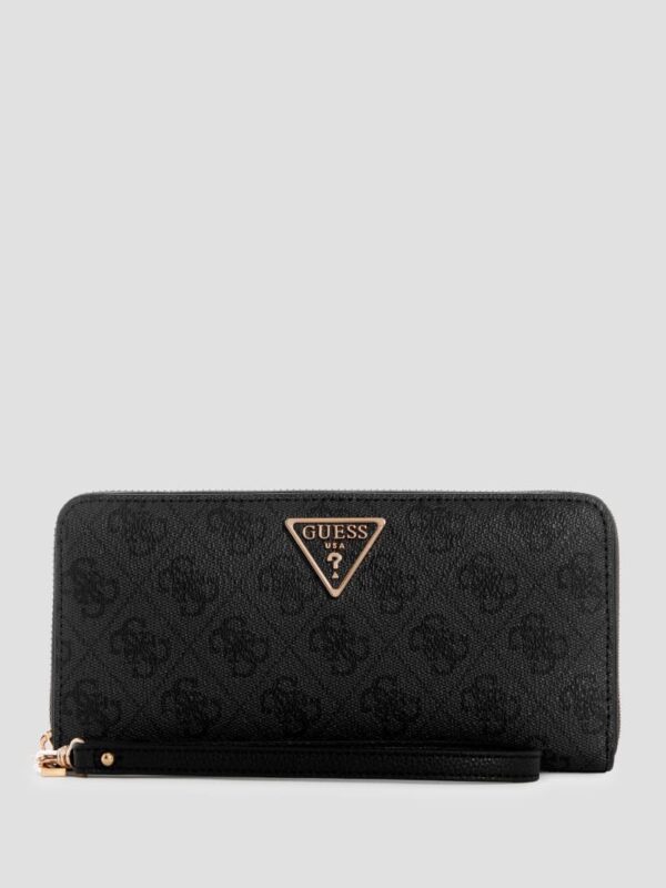 laurel large zip around wallet