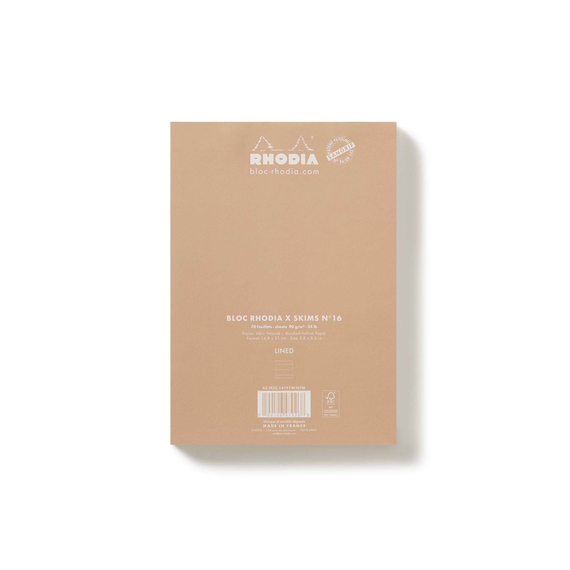rhodia x skims notepad set rhodia x skims notepad set